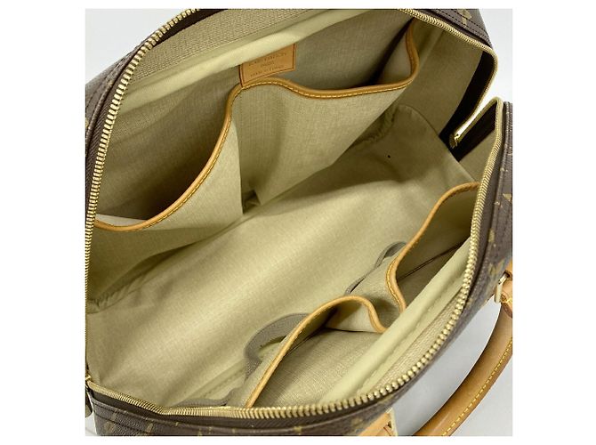 Borsa Louis Vuitton Monogram Deauville Marrone - vista 4