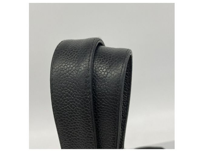 Borsa Tote Chanel in pelle di vitello martellata nera Nero - vista 8