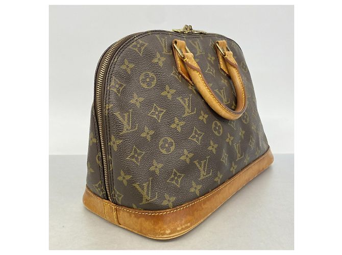 Borsa a mano Louis Vuitton Alma Monogram M51130 Marrone - vista 2