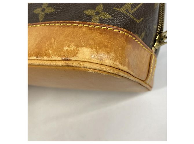 Borsa a mano Louis Vuitton Alma Monogram M51130 Marrone - vista 6