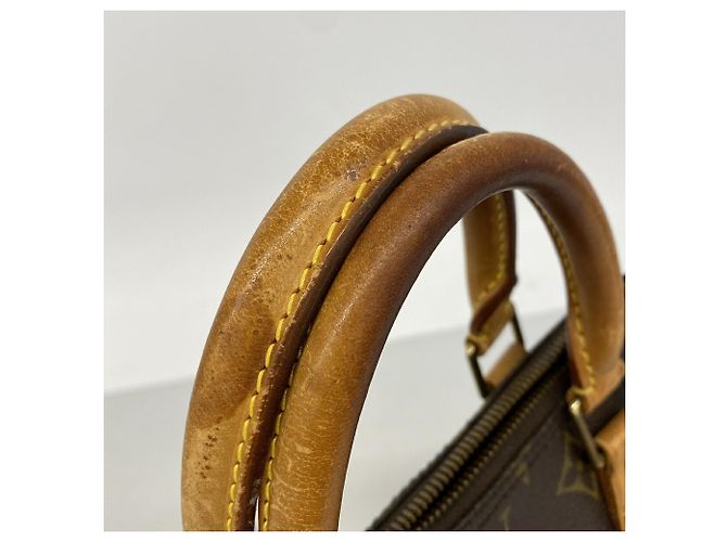 Borsa a mano Louis Vuitton Alma Monogram M51130 Marrone - vista 7