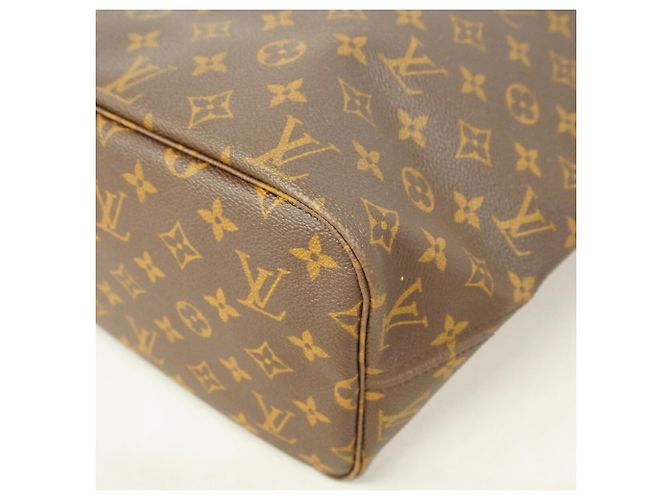 Borsa Tote Louis Vuitton Monogram Neverfull MM Marrone - vista 10