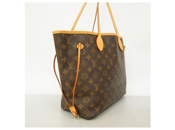 Borsa Tote Louis Vuitton Monogram Neverfull MM Marrone - vista 2