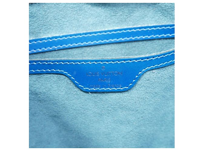 Borsa Louis Vuitton Epi Saint Jacques Blu - vista 5