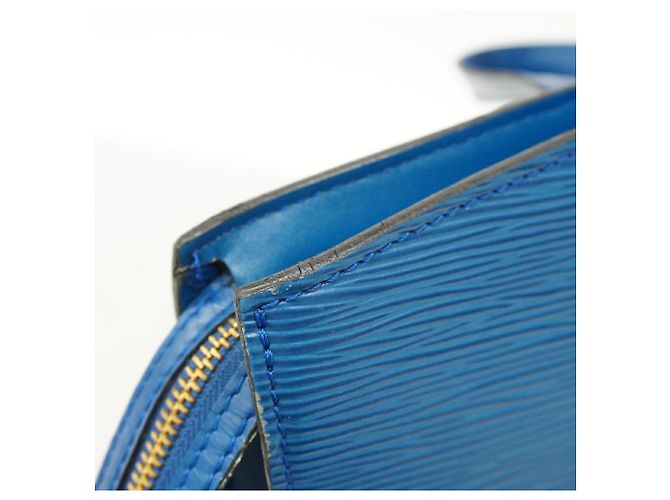 Borsa Louis Vuitton Epi Saint Jacques Blu - vista 6