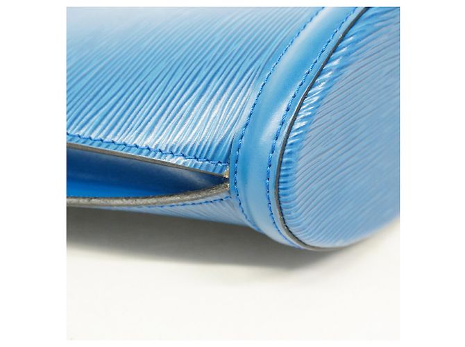 Borsa Louis Vuitton Epi Saint Jacques Blu - vista 9