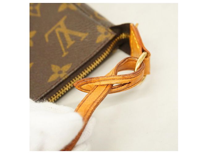 Borsa Pochette Accessoires Monogram Louis Vuitton Marrone - vista 7