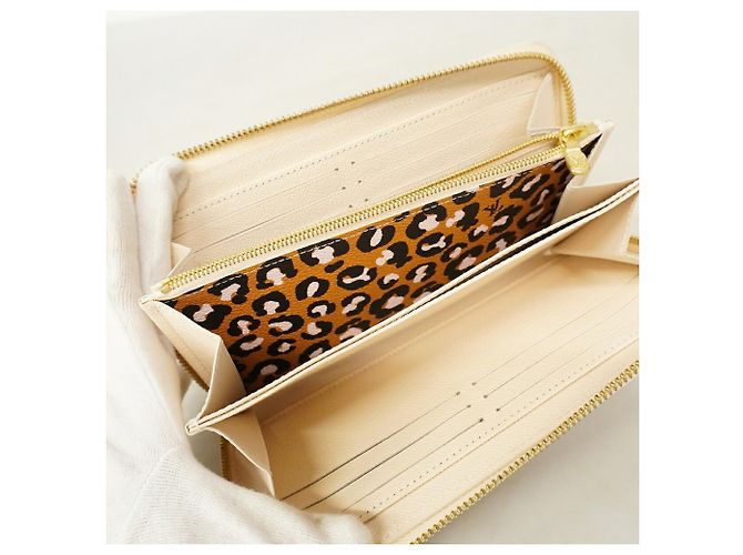 Louis Vuitton Monogram Wild at Heart Zippy Wallet Roh - Ansicht 3