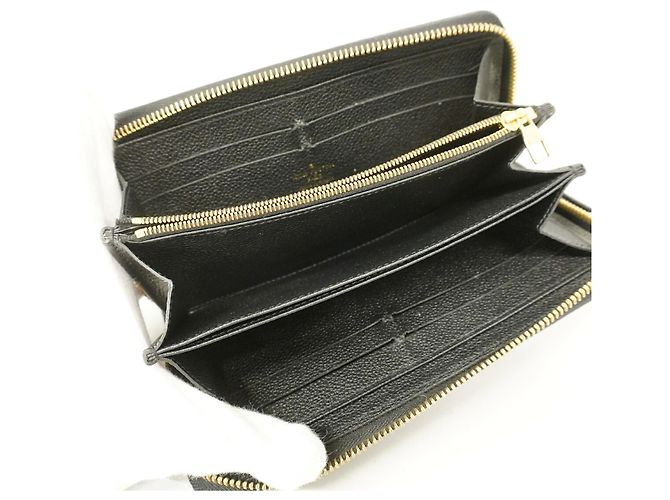 Louis Vuitton Monogram Empreinte Zippy Wallet Schwarz - Ansicht 3
