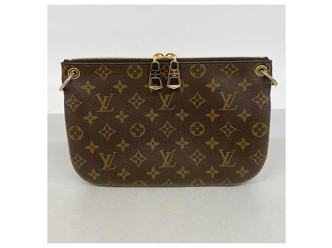 Borsa a tracolla Louis Vuitton Monogram Loretta Marrone Rosa - vista 10