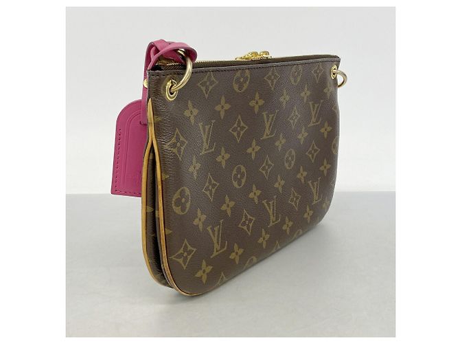 Borsa a tracolla Louis Vuitton Monogram Loretta Marrone Rosa - vista 2