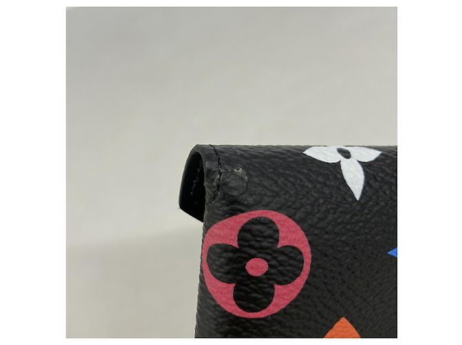 Louis Vuitton Monogram Game On Pochette Kirigami Nero Bianco - vista 7