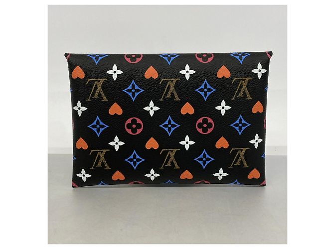 Louis Vuitton Monogram Game On Pochette Kirigami Nero Bianco - vista 9
