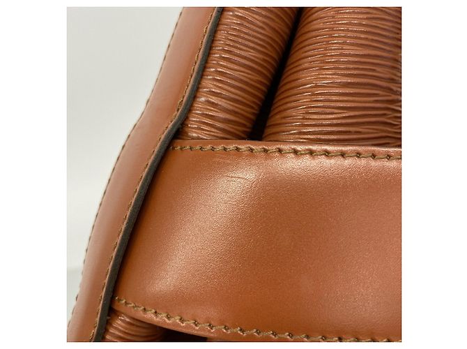 Louis Vuitton Epi Sac Depaule PM Shoulder Bag Marrone - vista 10