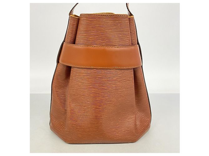 Louis Vuitton Epi Sac Depaule PM Shoulder Bag Marrone - vista 11