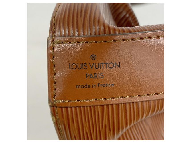 Louis Vuitton Epi Sac Depaule PM Shoulder Bag Marrone - vista 5