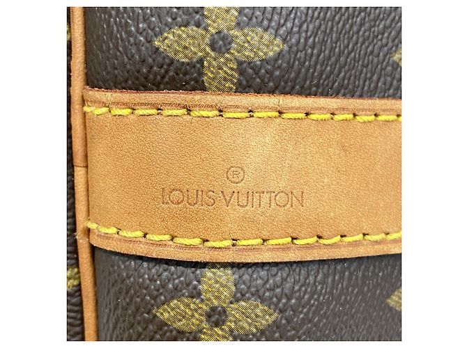Louis Vuitton Boston Monogram Keepall Bandoulière 60 Marrone - vista 5