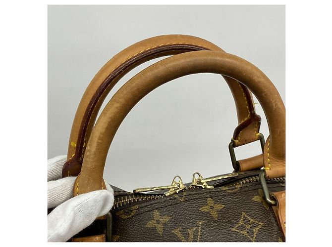 Louis Vuitton Boston Monogram Keepall Bandoulière 60 Marrone - vista 9