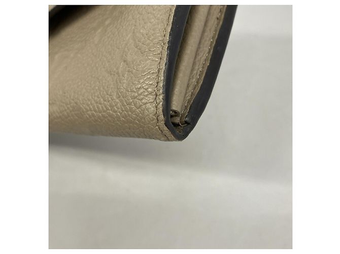 Louis Vuitton Monogram Empreinte Portefeuille Sarah Long Wallet Grigio - vista 6