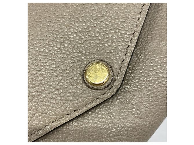 Louis Vuitton Monogram Empreinte Portefeuille Sarah Long Wallet Grigio - vista 7