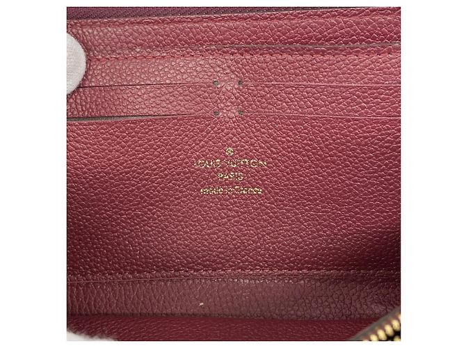 Louis Vuitton Monogram Empreinte Portefeuille Clemence Long Wallet Bordò - vista 4