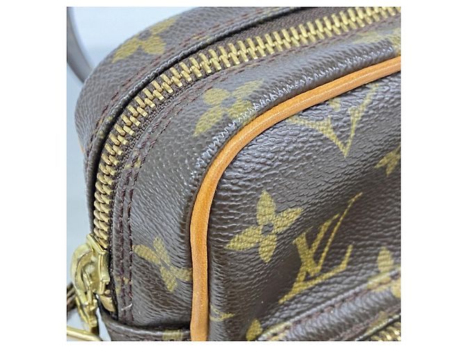 Borsa a tracolla Louis Vuitton Monogram Amazon Marrone - vista 7