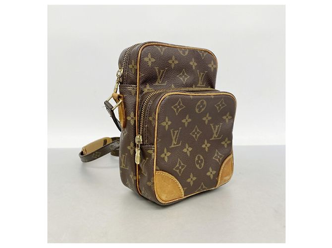 Bolso de hombro Louis Vuitton Monogram Amazon Castaño - vista 2
