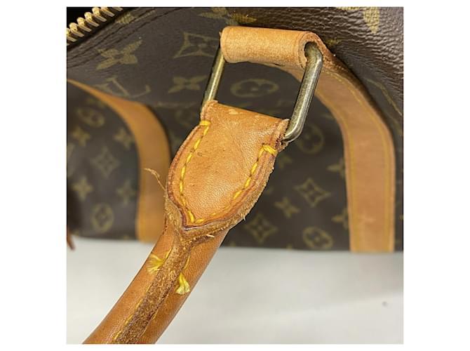 Louis Vuitton Boston Monogram Keepall 60 Marrone - vista 10