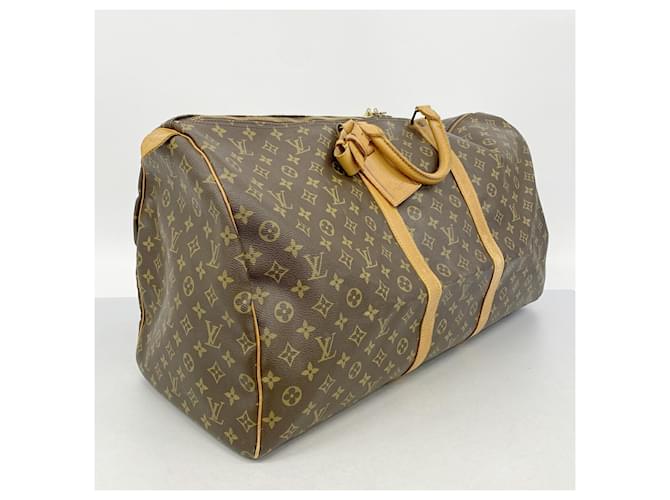 Louis Vuitton Boston Monogram Keepall 60 Marrone - vista 2