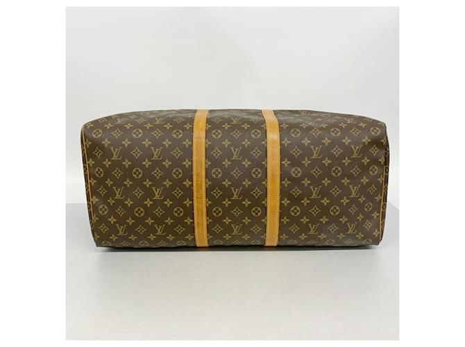 Louis Vuitton Boston Monogram Keepall 60 Marrone - vista 3