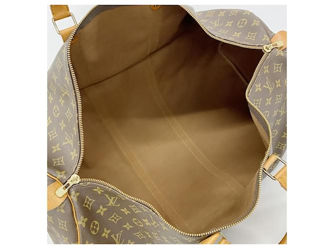 Louis Vuitton Boston Monogram Keepall 60 Marrone - vista 4