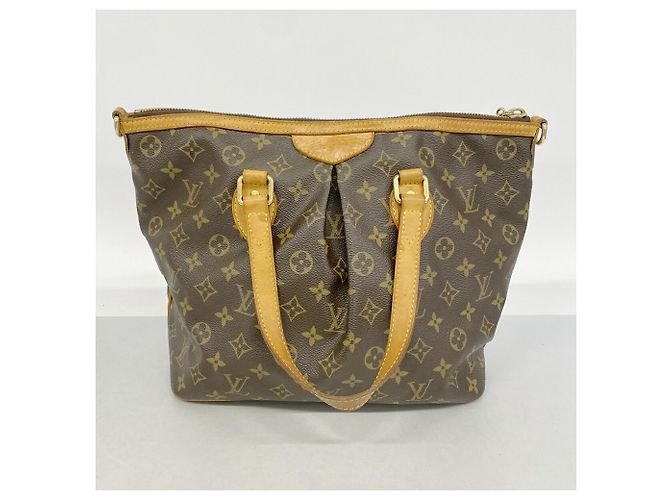Borsa Tote Louis Vuitton Monogram Palermo PM Marrone - vista 11