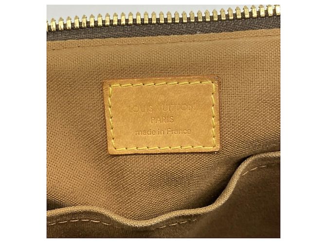 Borsa Tote Louis Vuitton Monogram Palermo PM Marrone - vista 5