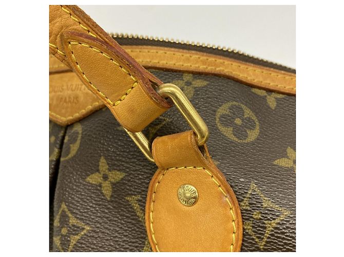 Borsa Tote Louis Vuitton Monogram Palermo PM Marrone - vista 9