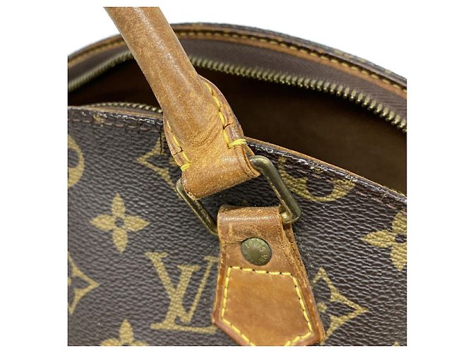 Borsa Louis Vuitton Monogram Ellipse MM Marrone - vista 10