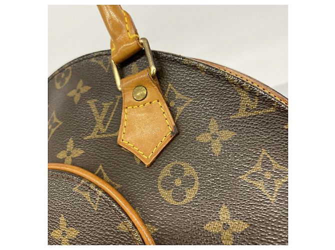 Borsa Louis Vuitton Monogram Ellipse PM Marrone - vista 10