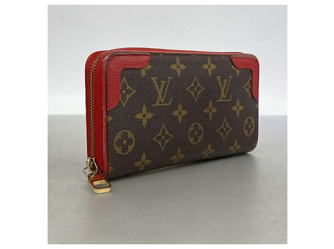 Louis Vuitton Monogram Zippy Wallet Retiro M61854 Cerise Fuschia - vista 2