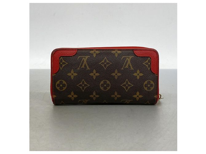 Louis Vuitton Monogram Zippy Wallet Retiro M61854 Cerise Fuschia - vista 7