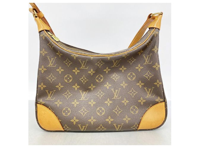 Borsa a tracolla Louis Vuitton Monogram Boulogne 30 Marrone - vista 10