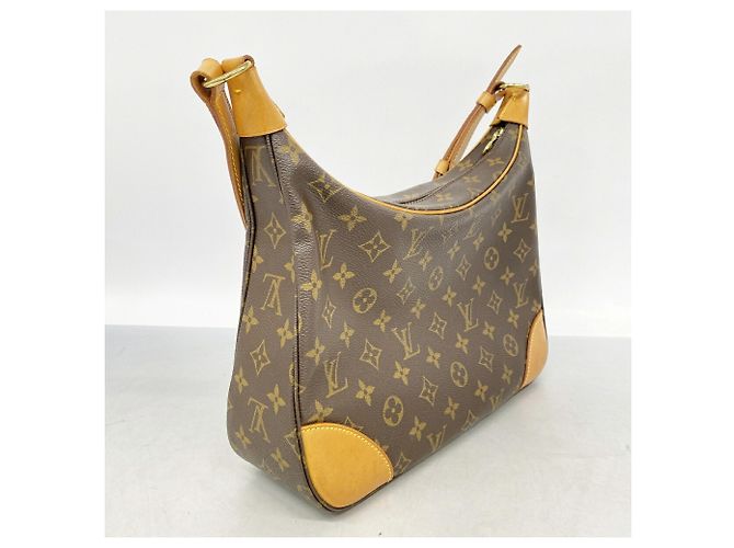 Borsa a tracolla Louis Vuitton Monogram Boulogne 30 Marrone - vista 2