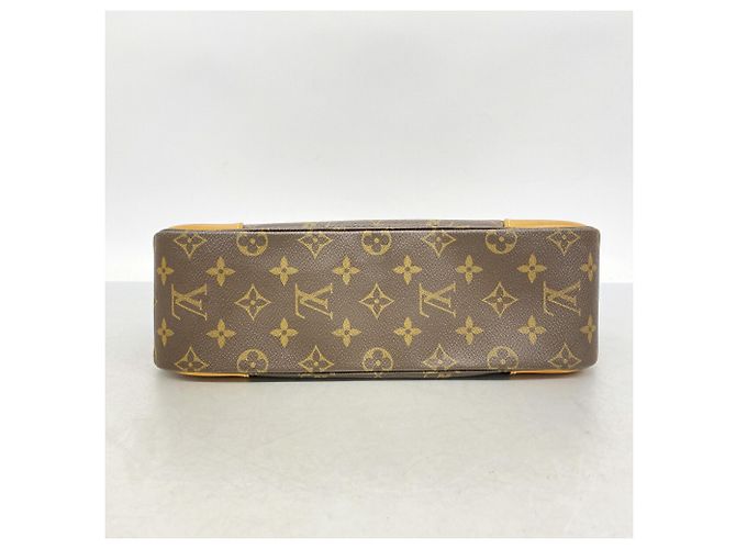Borsa a tracolla Louis Vuitton Monogram Boulogne 30 Marrone - vista 3