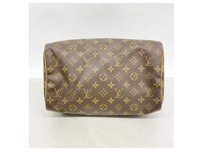 Borsa Louis Vuitton Monogram Speedy 30 Marrone - vista 3