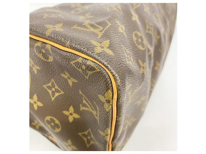 Borsa Louis Vuitton Monogram Speedy 30 Marrone - vista 7
