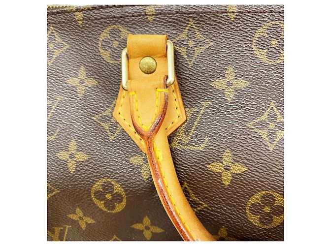 Borsa Louis Vuitton Monogram Speedy 30 Marrone - vista 9