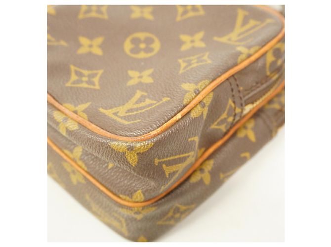 Borsa a tracolla Louis Vuitton Monogram Mini Amazon Marrone - vista 7