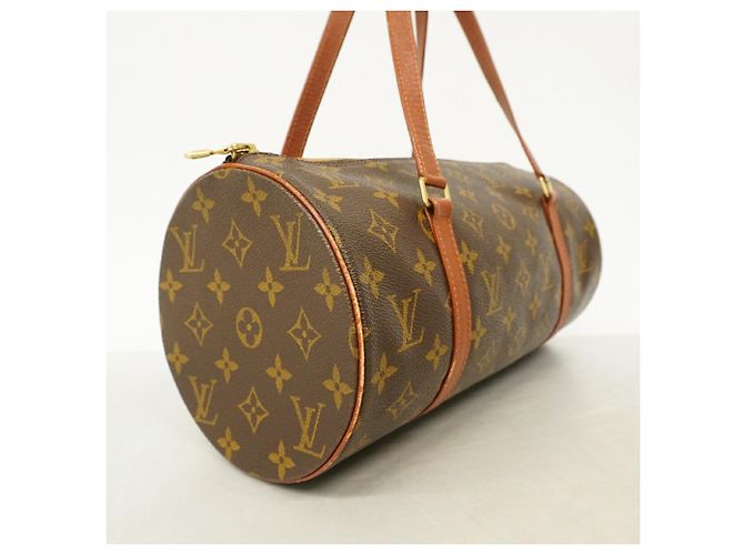 Borsa Louis Vuitton Monogram Papillon 30 Marrone - vista 2