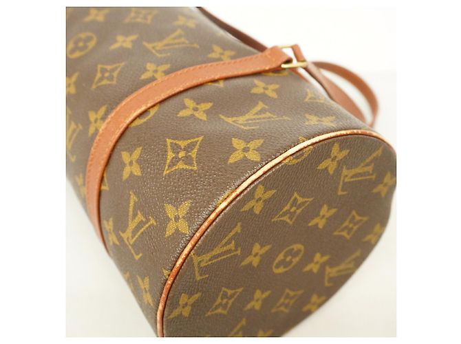 Borsa Louis Vuitton Monogram Papillon 30 Marrone - vista 6