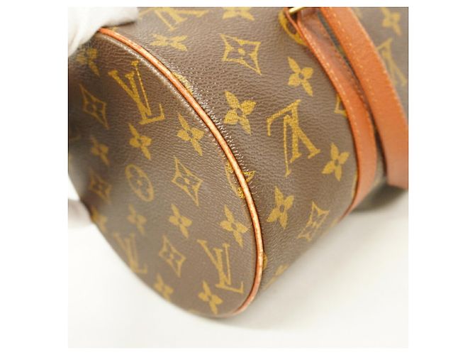 Borsa Louis Vuitton Monogram Papillon 30 Marrone - vista 7