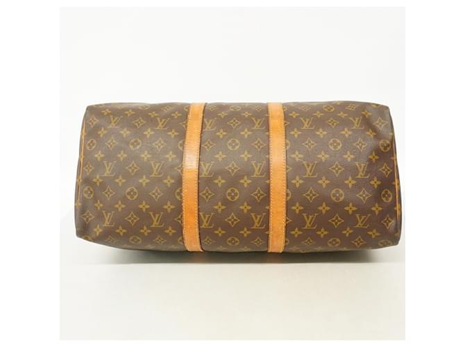 Louis Vuitton Boston Monogram Keepall 50 Marrone - vista 3