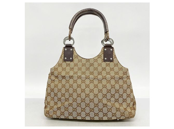 Borsa Gucci GG Canvas Beige - vista 10